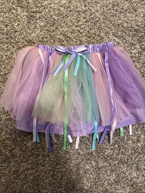 Spirit Pastel Purple Multi-Color Tulle Ribbon Dance Skirt